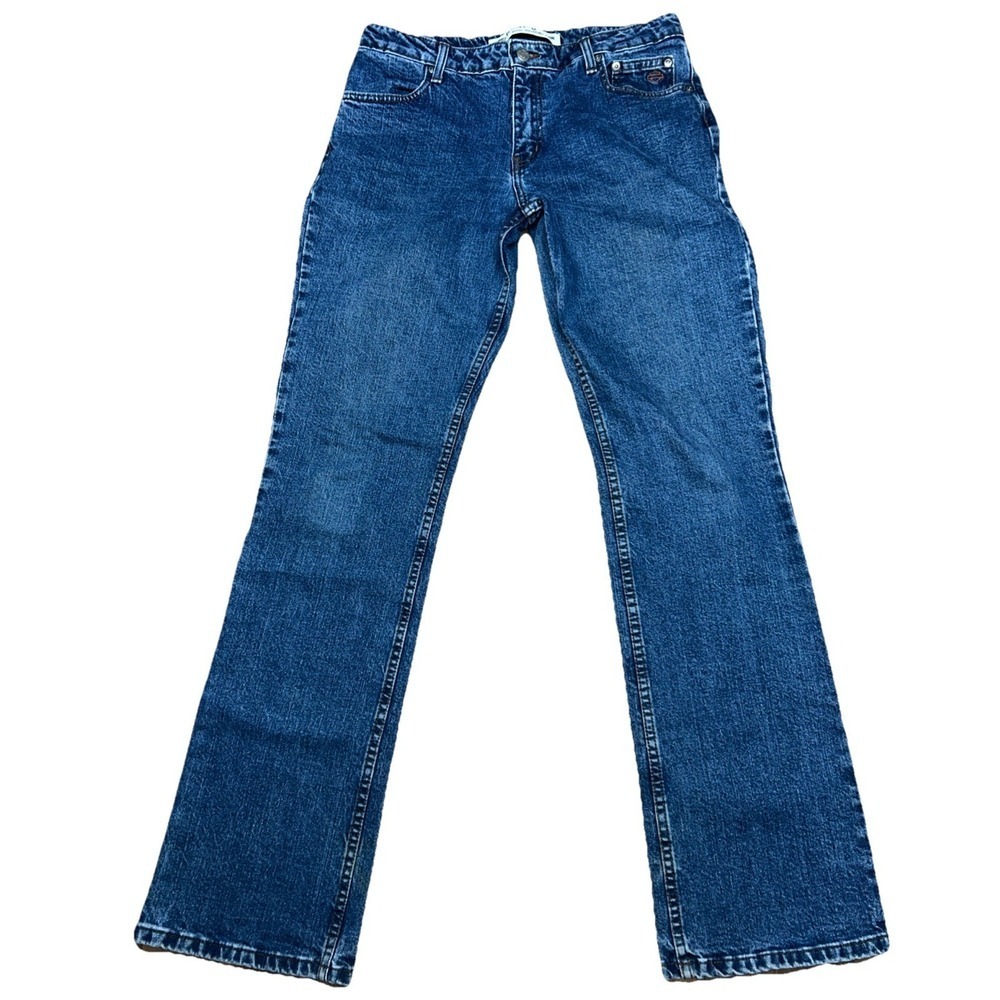 Harley Davidson Women's Bootcut Jeans, Darkwash, Size 10L (32x34)